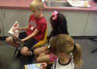 Mrs. Olenich 1st/2nd reads to Preschool