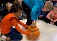 2nd Graders Study the Life Cycle of Pumpkins