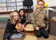 4th Grade Students Tackle STEM Projects